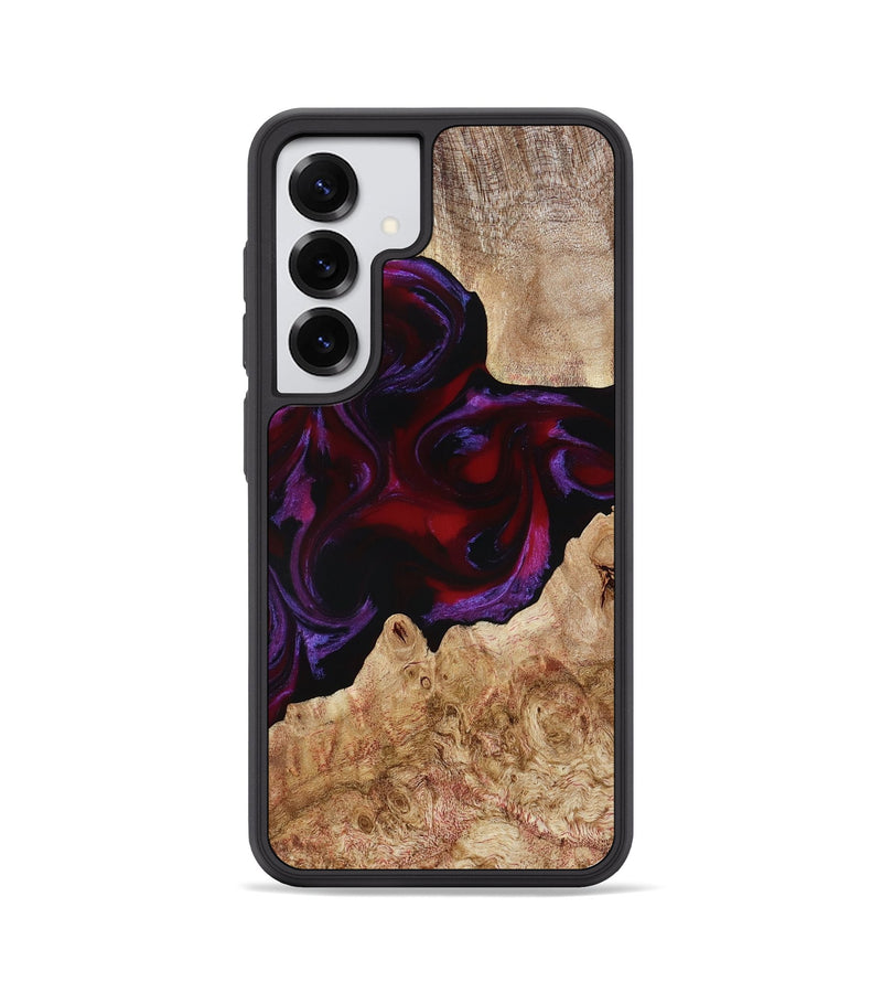 Galaxy S25 Wood Phone Case - Fabian (Red, 780128)