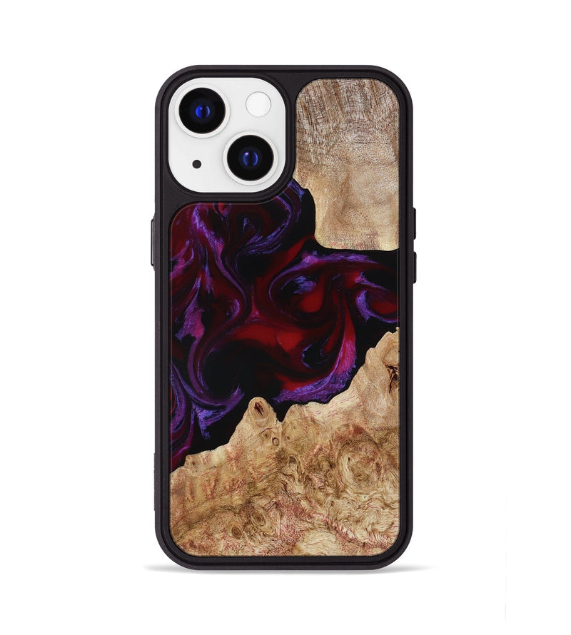 iPhone 13 Wood Phone Case - Fabian (Red, 780128)