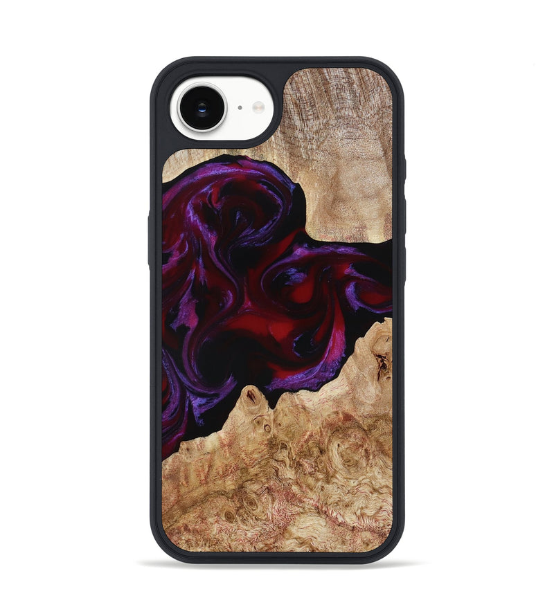 iPhone 16e Wood Phone Case - Fabian (Red, 780128)