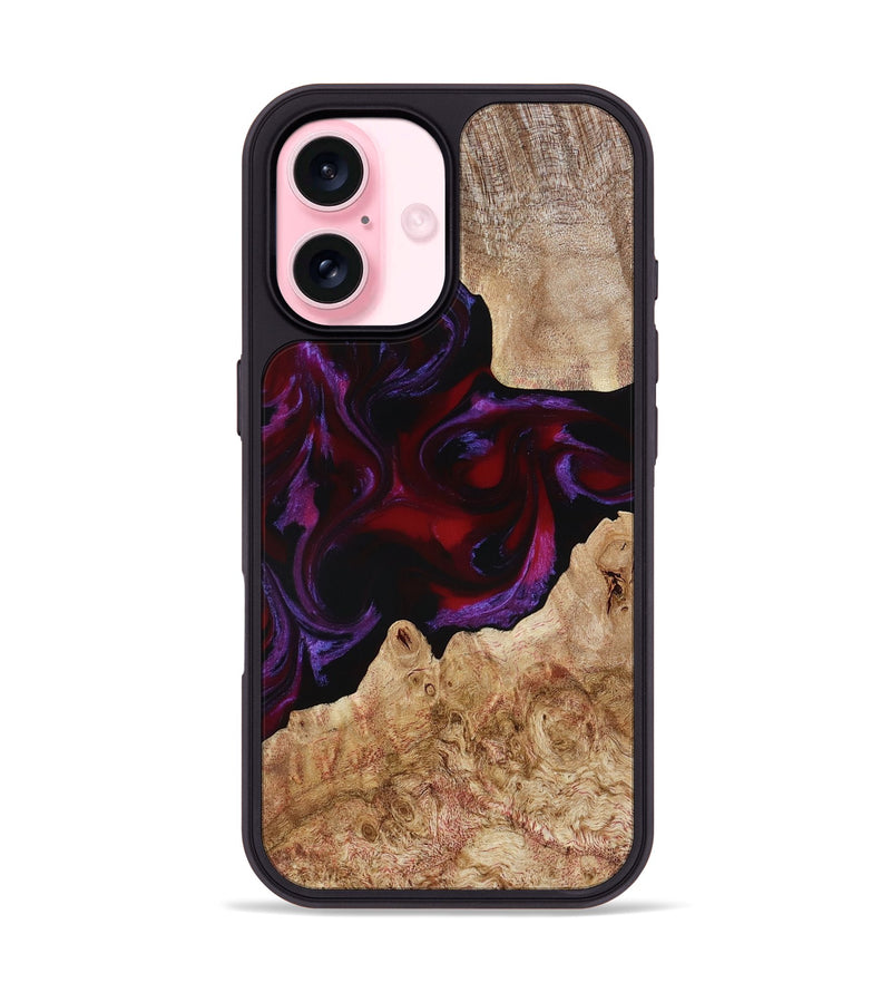 iPhone 17 Wood Phone Case - Fabian (Red, 780128)