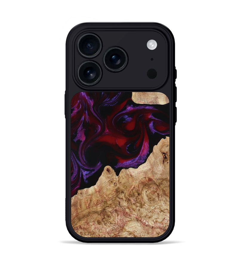 iPhone 17 Pro Wood Phone Case - Fabian (Red, 780128)