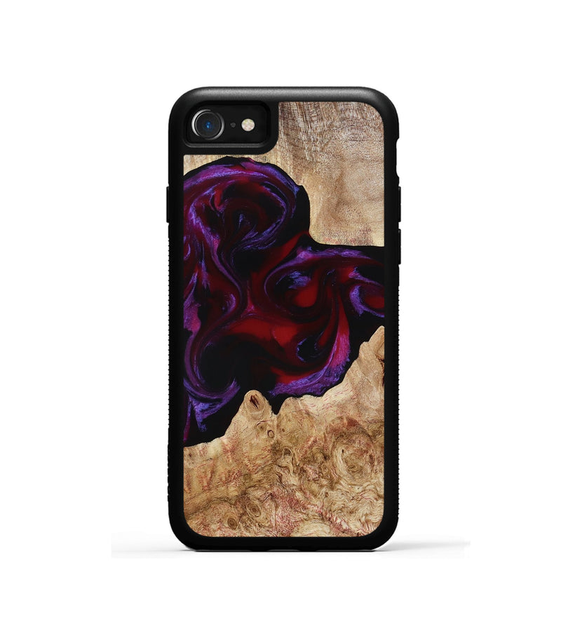 iPhone SE Wood Phone Case - Fabian (Red, 780128)