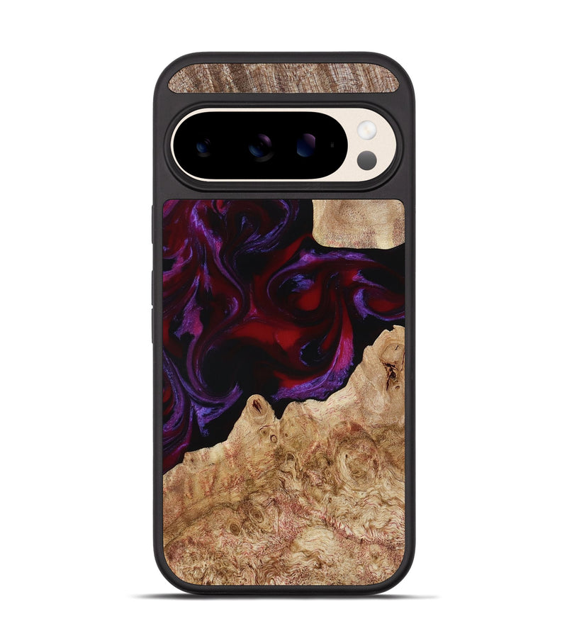 Pixel 10 Wood Phone Case - Fabian (Red, 780128)