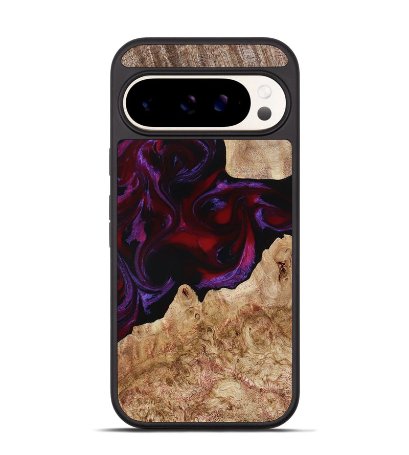 Pixel 9 Pro Wood Phone Case - Fabian (Red, 780128)