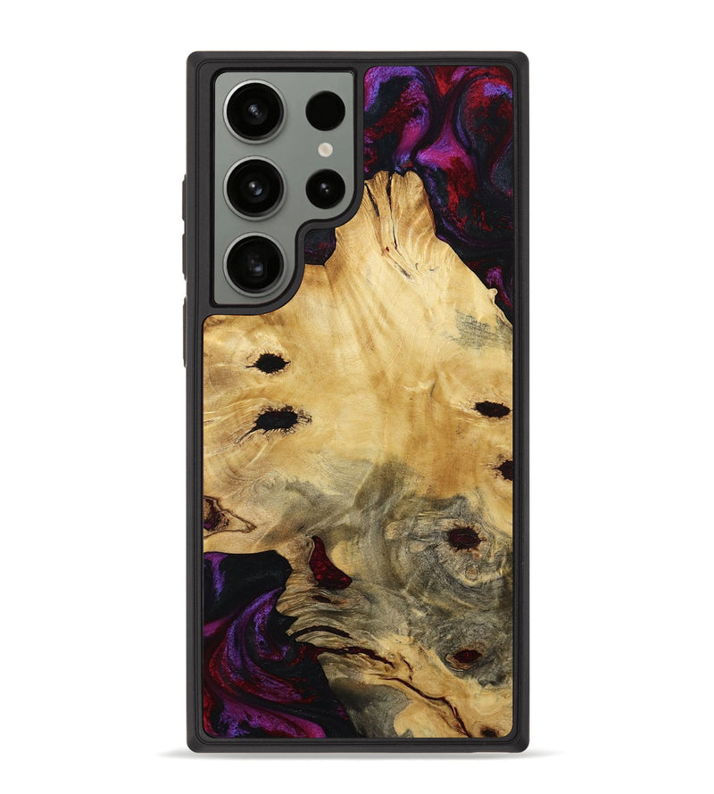 Galaxy S23 Ultra Wood Phone Case - Monte (Red, 780131)