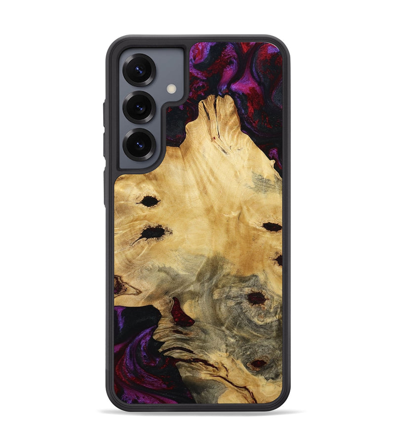 Galaxy S25 Plus Wood Phone Case - Monte (Red, 780131)