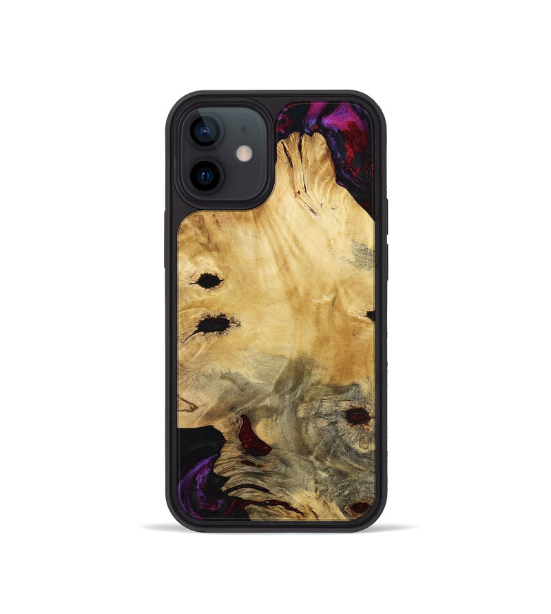 iPhone 12 mini Wood Phone Case - Monte (Red, 780131)