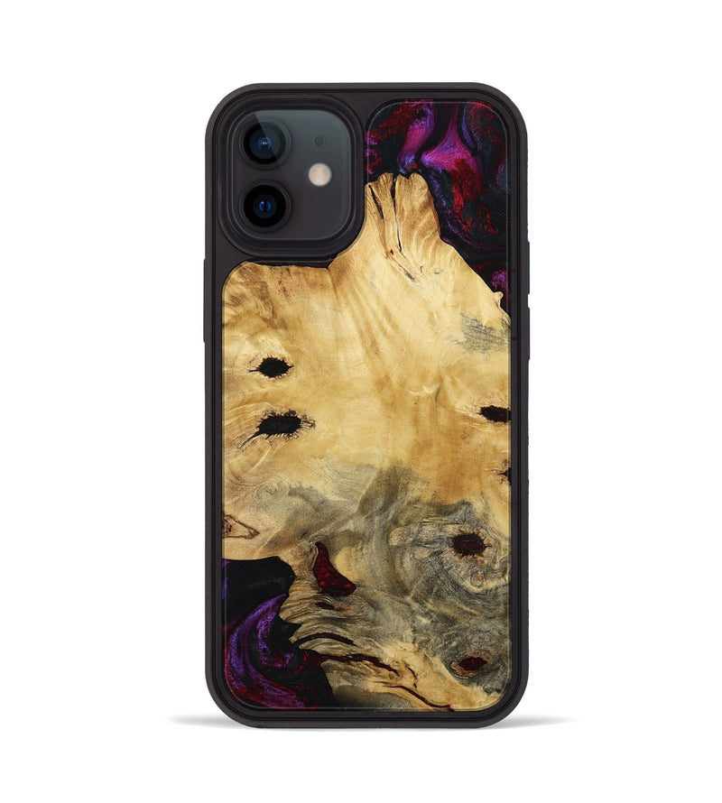 iPhone 12 Wood Phone Case - Monte (Red, 780131)