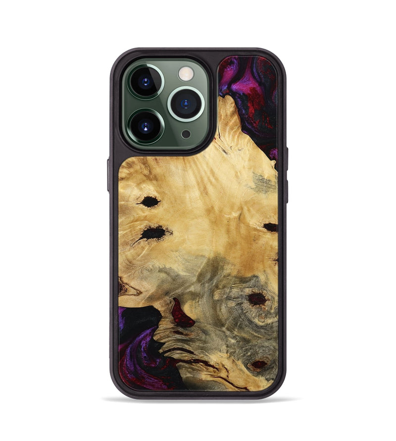iPhone 13 Pro Wood Phone Case - Monte (Red, 780131)