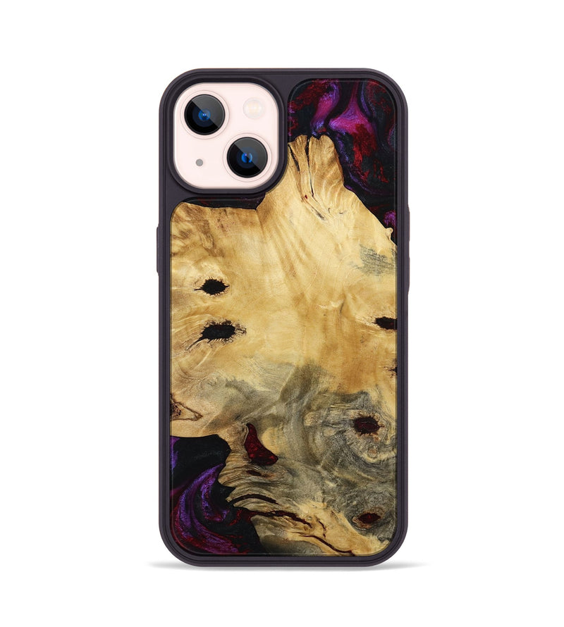 iPhone 14 Wood Phone Case - Monte (Red, 780131)
