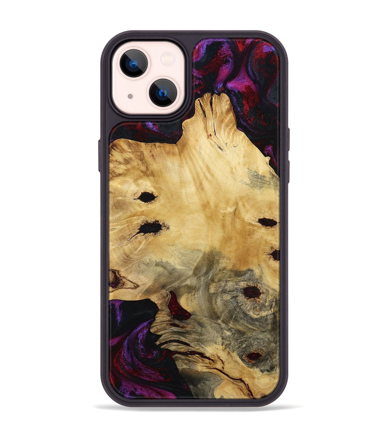 iPhone 14 Plus Wood Phone Case - Monte (Red, 780131)