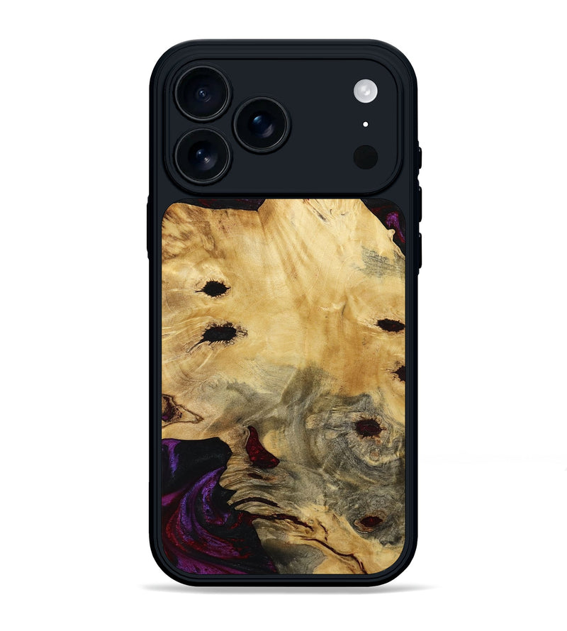 iPhone 17 Pro Max Wood Phone Case - Monte (Red, 780131)