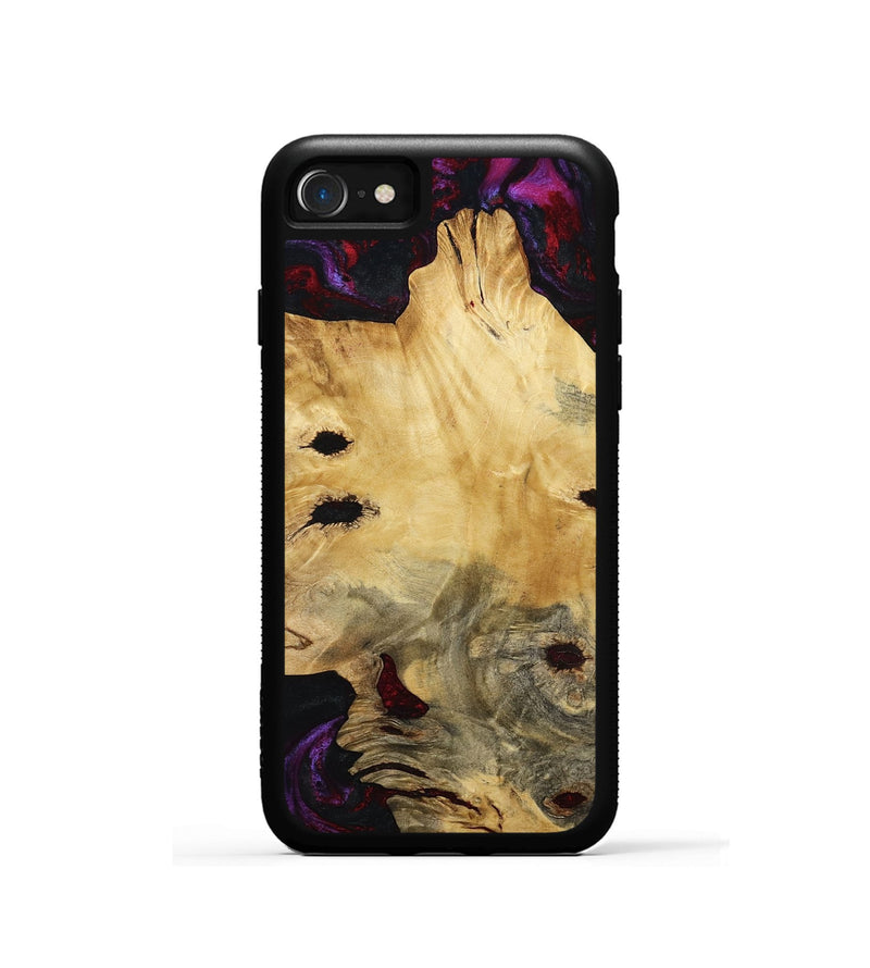 iPhone SE Wood Phone Case - Monte (Red, 780131)