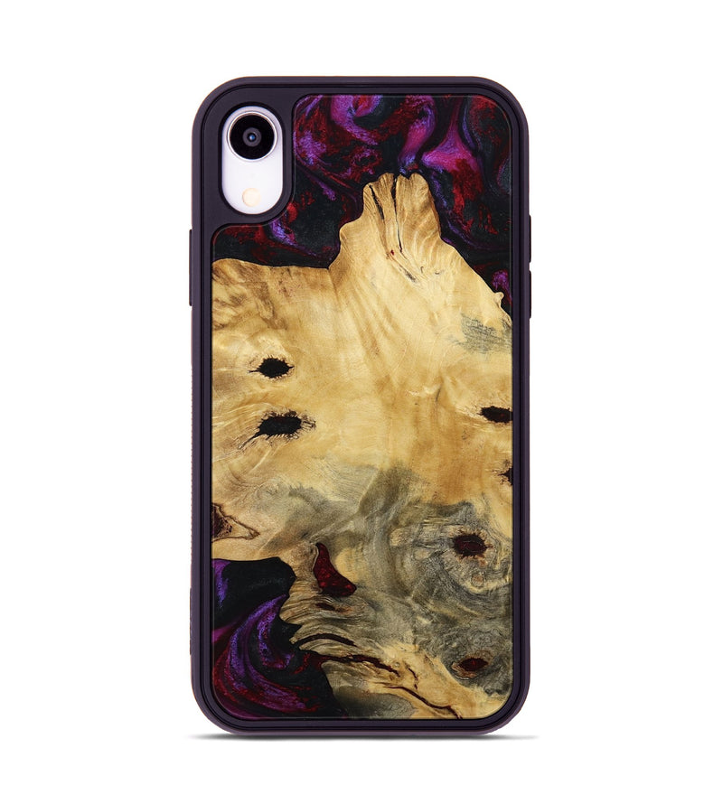 iPhone Xr Wood Phone Case - Monte (Red, 780131)