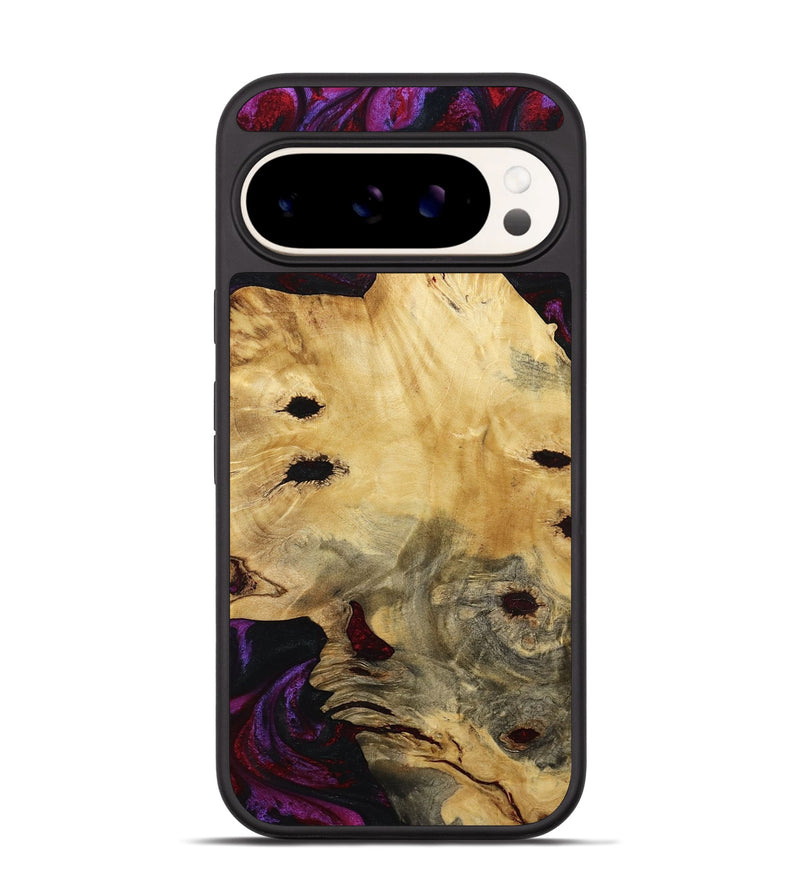Pixel 9 Pro Wood Phone Case - Monte (Red, 780131)
