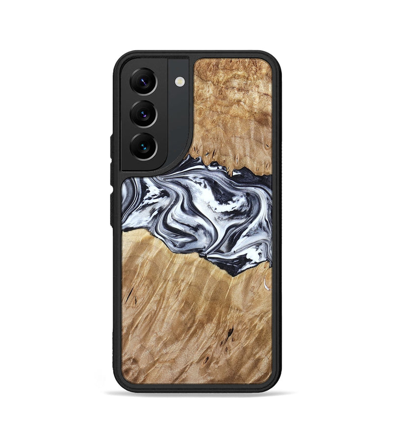 Galaxy S22 Wood Phone Case - Torrey (Black & White, 780136)