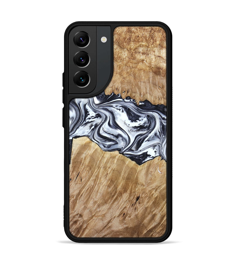 Galaxy S22 Plus Wood Phone Case - Torrey (Black & White, 780136)