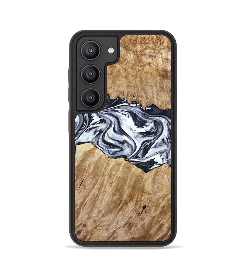 Galaxy S23 Wood Phone Case - Torrey (Black & White, 780136)