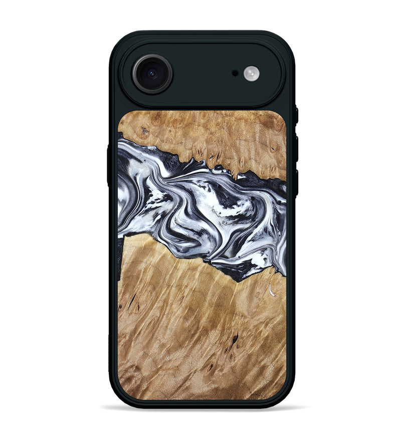 iPhone 17 Air Wood Phone Case - Torrey (Black & White, 780136)