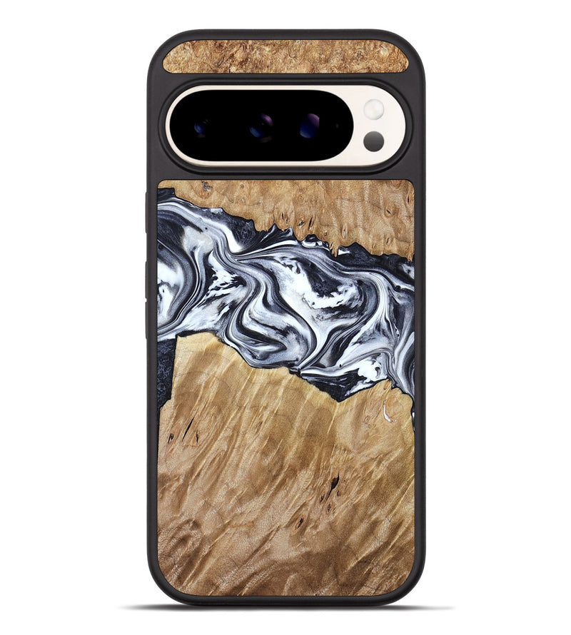 Pixel 9 Pro XL Wood Phone Case - Torrey (Black & White, 780136)