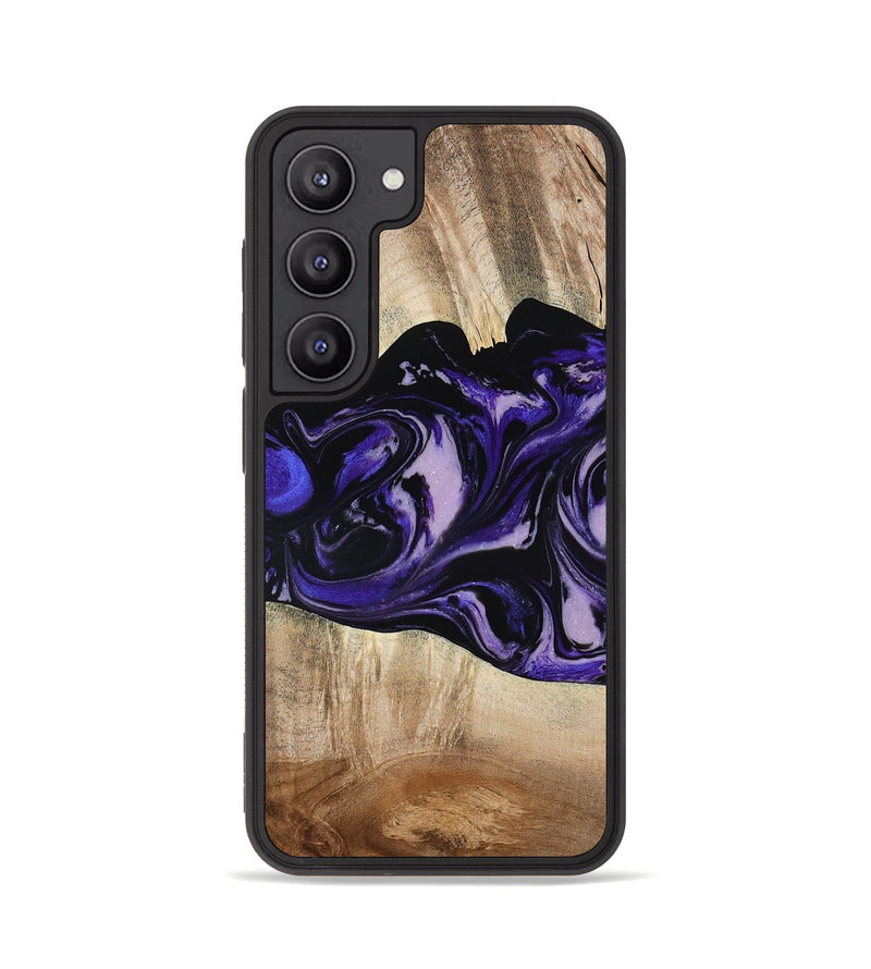 Galaxy S23 Wood Phone Case - Bradyn (Purple, 780153)