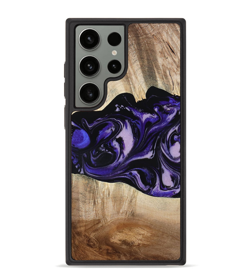 Galaxy S23 Ultra Wood Phone Case - Bradyn (Purple, 780153)