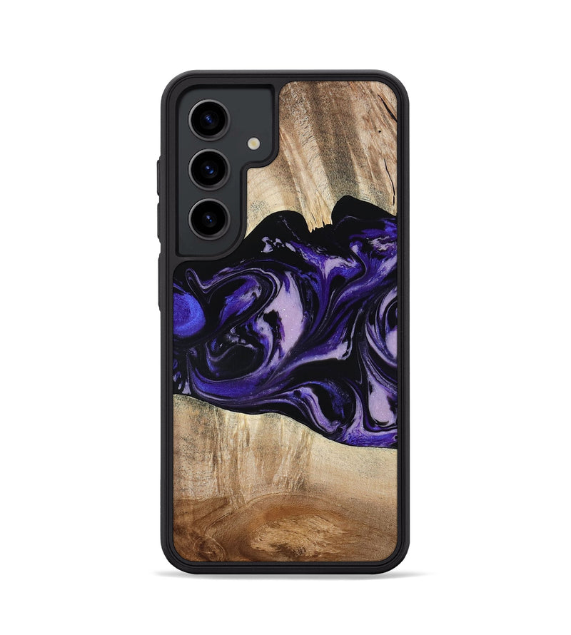 Galaxy S24 Wood Phone Case - Bradyn (Purple, 780153)
