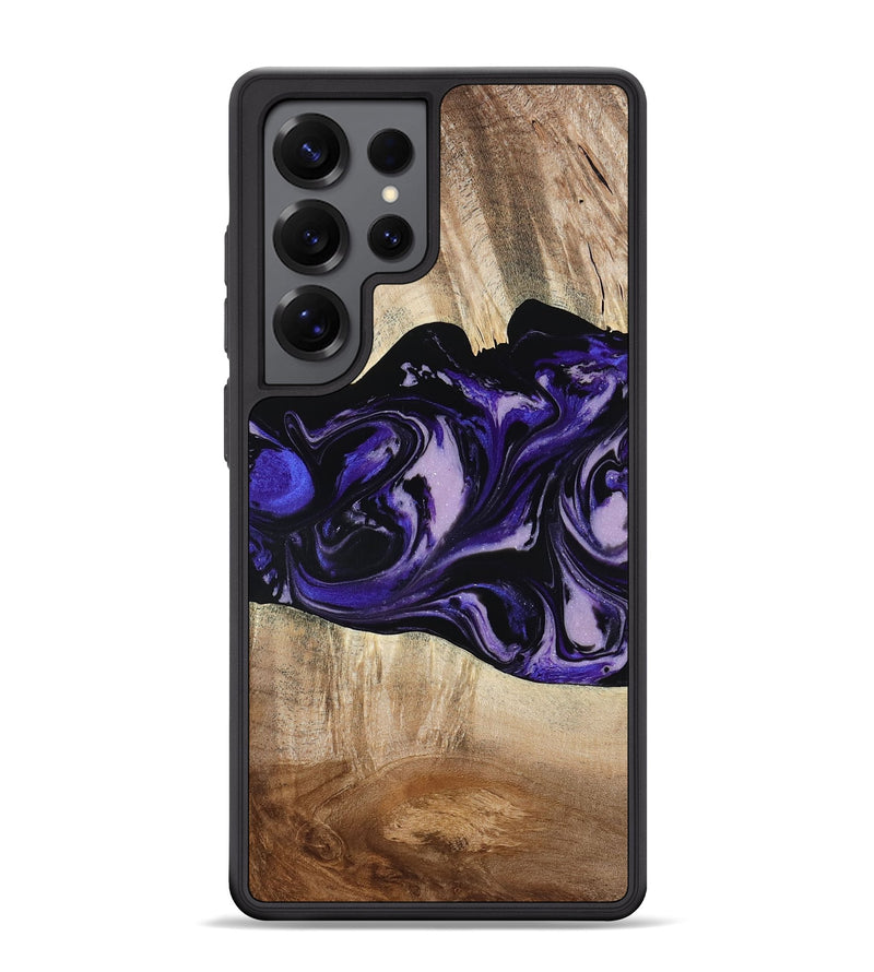 Galaxy S25 Ultra Wood Phone Case - Bradyn (Purple, 780153)