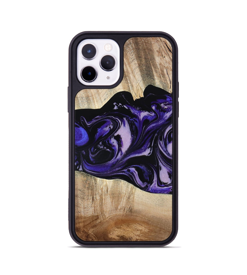 iPhone 11 Pro Wood Phone Case - Bradyn (Purple, 780153)