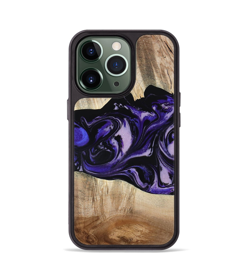 iPhone 13 Pro Wood Phone Case - Bradyn (Purple, 780153)