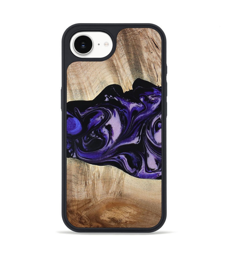 iPhone 16e Wood Phone Case - Bradyn (Purple, 780153)
