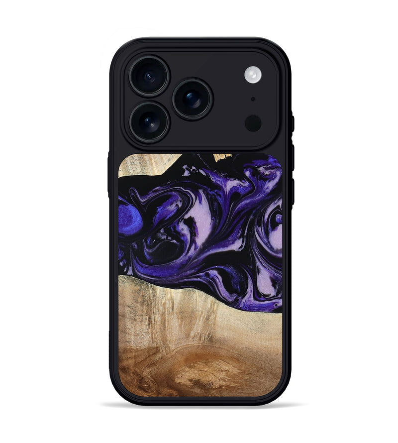 iPhone 17 Pro Wood Phone Case - Bradyn (Purple, 780153)