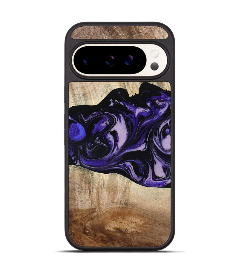 Pixel 9 Pro Wood Phone Case - Bradyn (Purple, 780153)