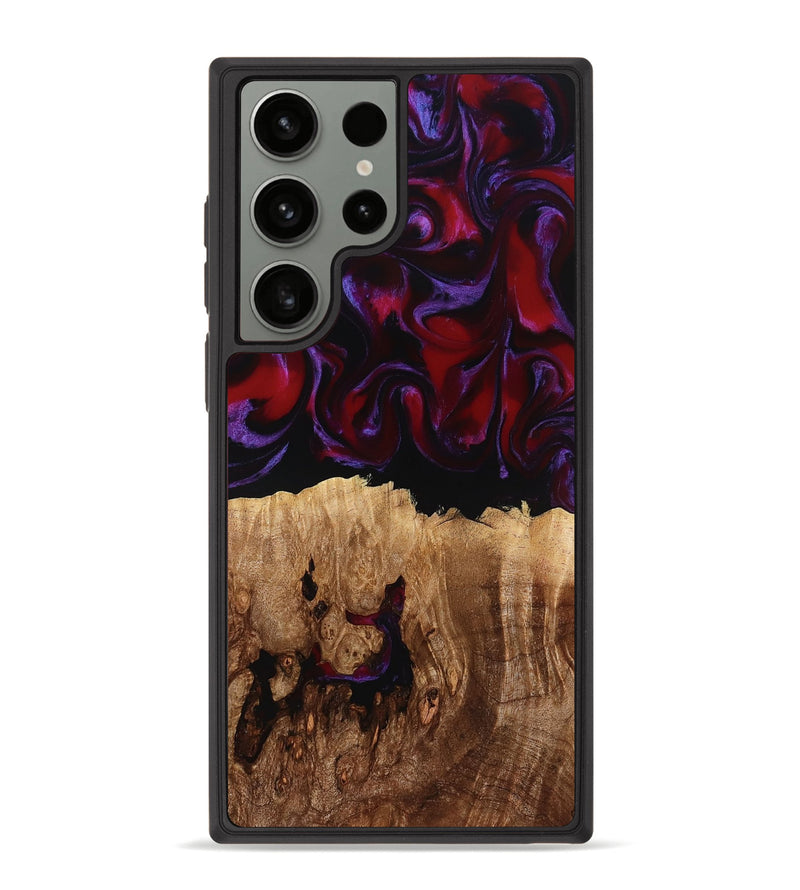 Galaxy S23 Ultra Wood Phone Case - Jacey (Red, 780162)