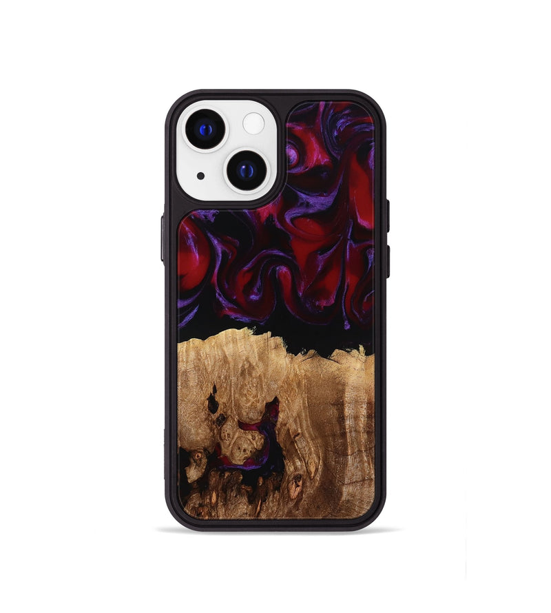 iPhone 13 mini Wood Phone Case - Jacey (Red, 780162)