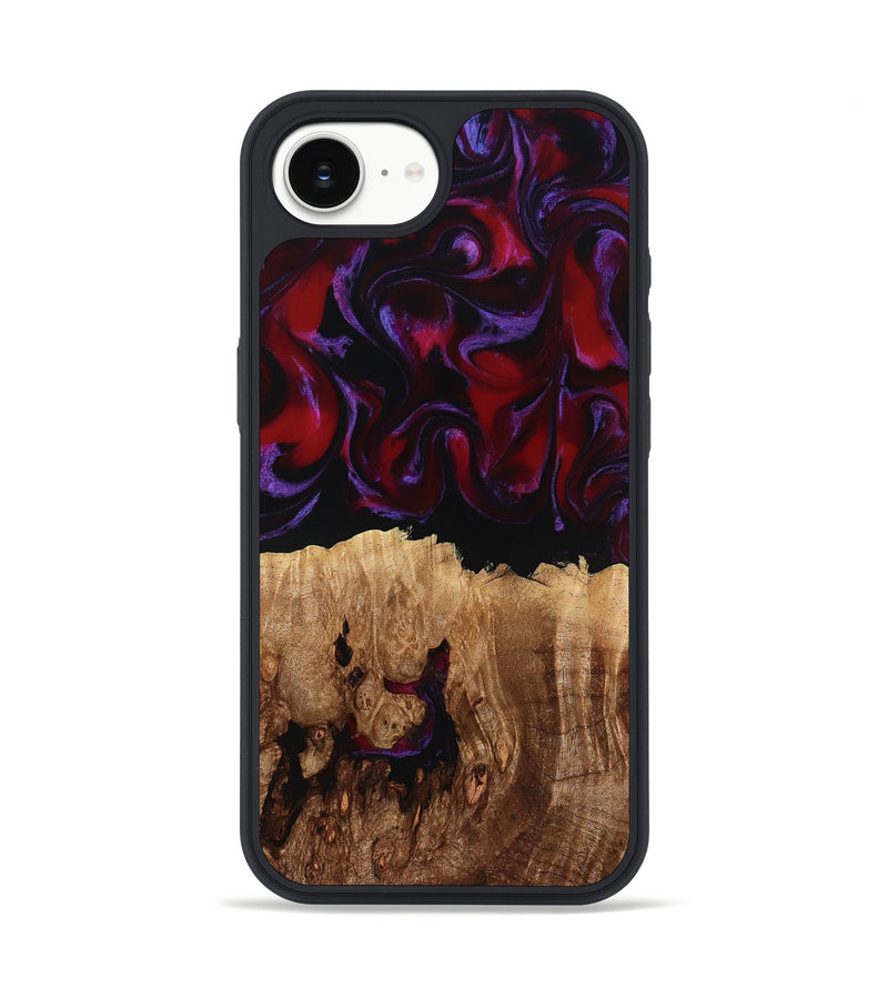 iPhone 16e Wood Phone Case - Jacey (Red, 780162)