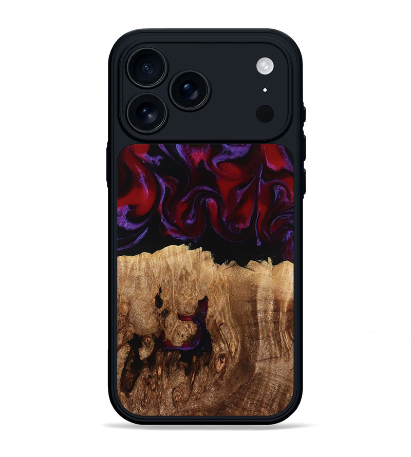 iPhone 17 Pro Max Wood Phone Case - Jacey (Red, 780162)