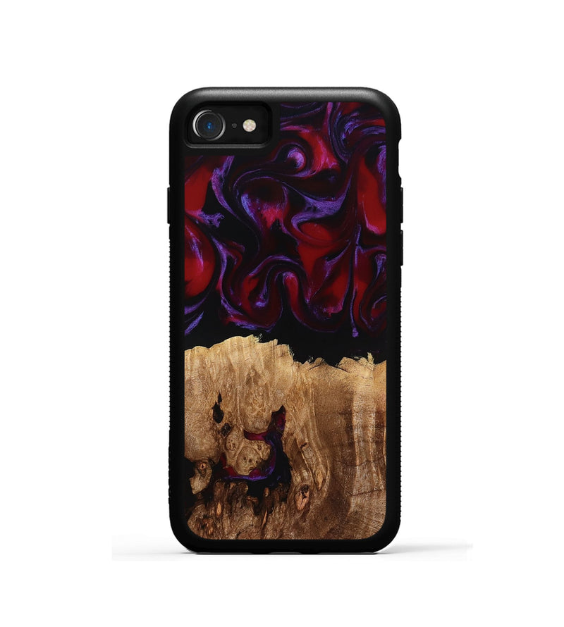 iPhone SE Wood Phone Case - Jacey (Red, 780162)