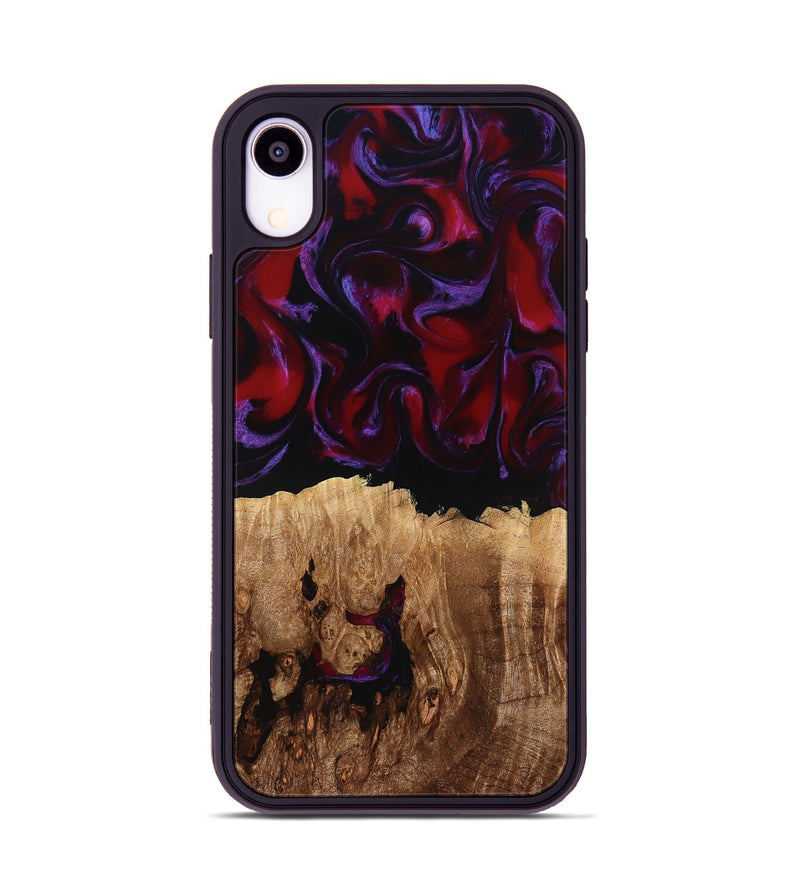 iPhone Xr Wood Phone Case - Jacey (Red, 780162)