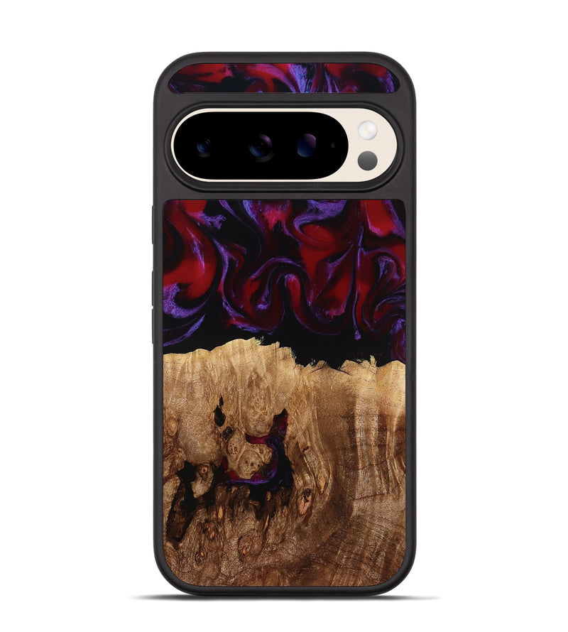 Pixel 10 Wood Phone Case - Jacey (Red, 780162)