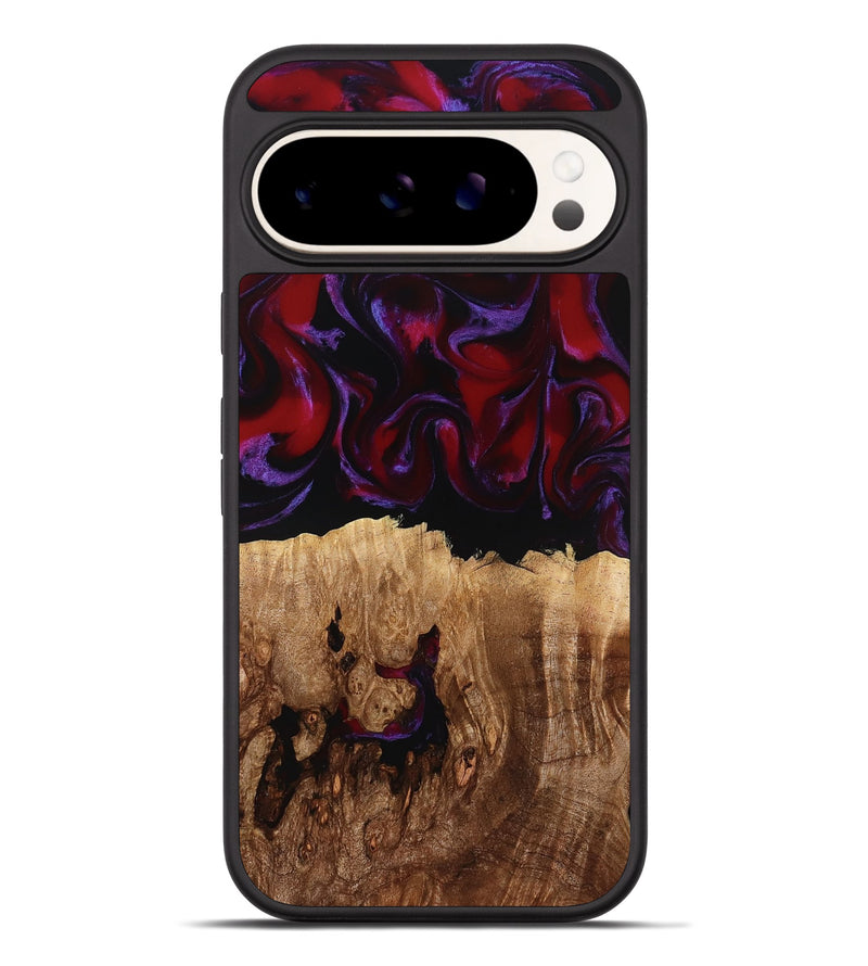 Pixel 9 Pro XL Wood Phone Case - Jacey (Red, 780162)