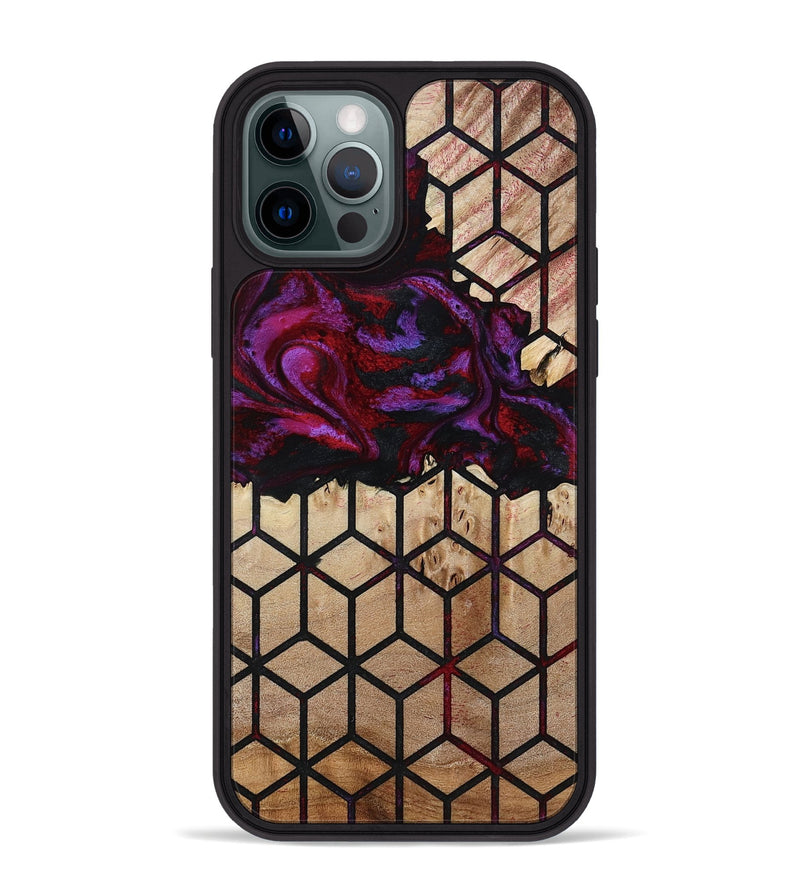 iPhone 12 Pro Max Wood Phone Case - Ayaan (Pattern, 780184)