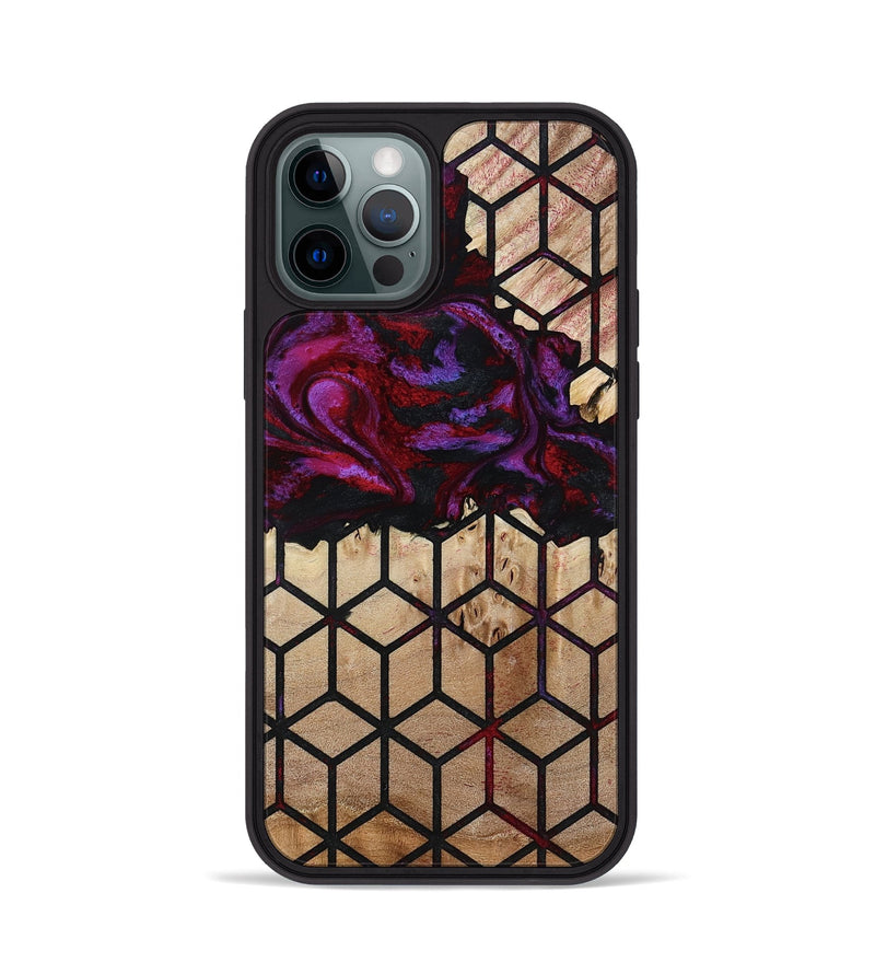 iPhone 12 Pro Wood Phone Case - Ayaan (Pattern, 780184)