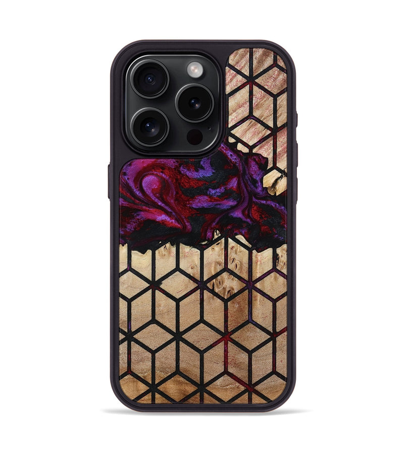 iPhone 15 Pro Wood Phone Case - Ayaan (Pattern, 780184)