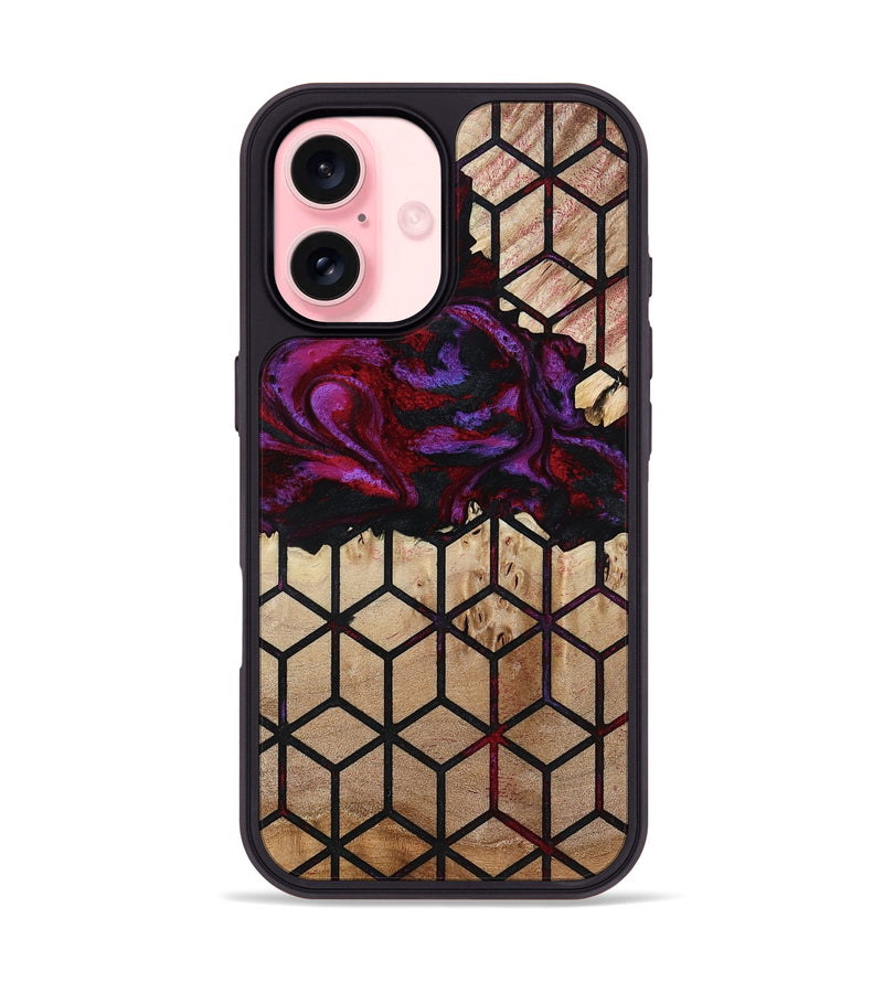 iPhone 16 Wood Phone Case - Ayaan (Pattern, 780184)