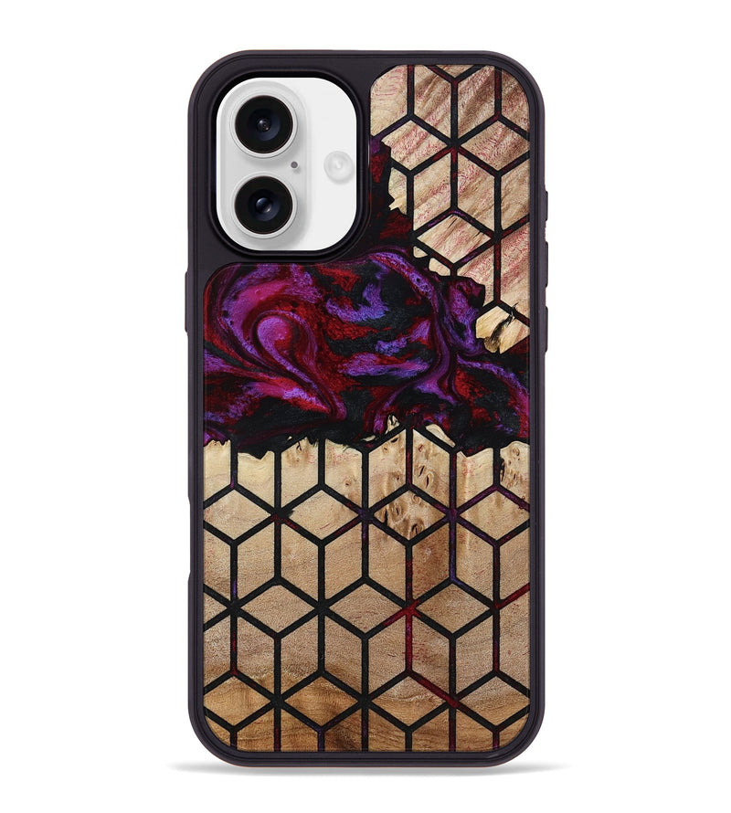 iPhone 16 Plus Wood Phone Case - Ayaan (Pattern, 780184)