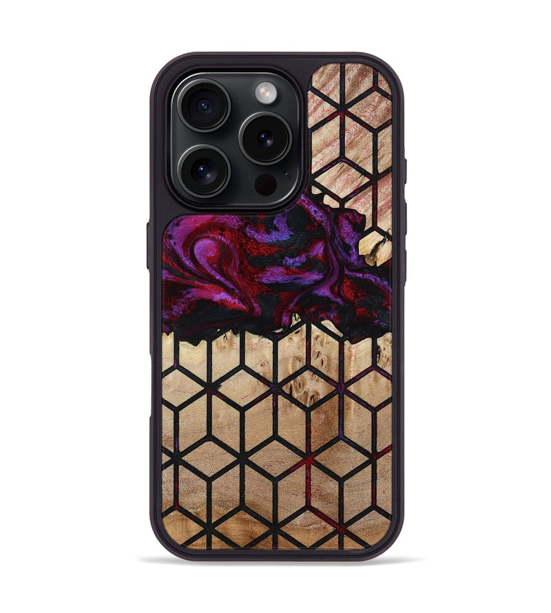 iPhone 16 Pro Wood Phone Case - Ayaan (Pattern, 780184)