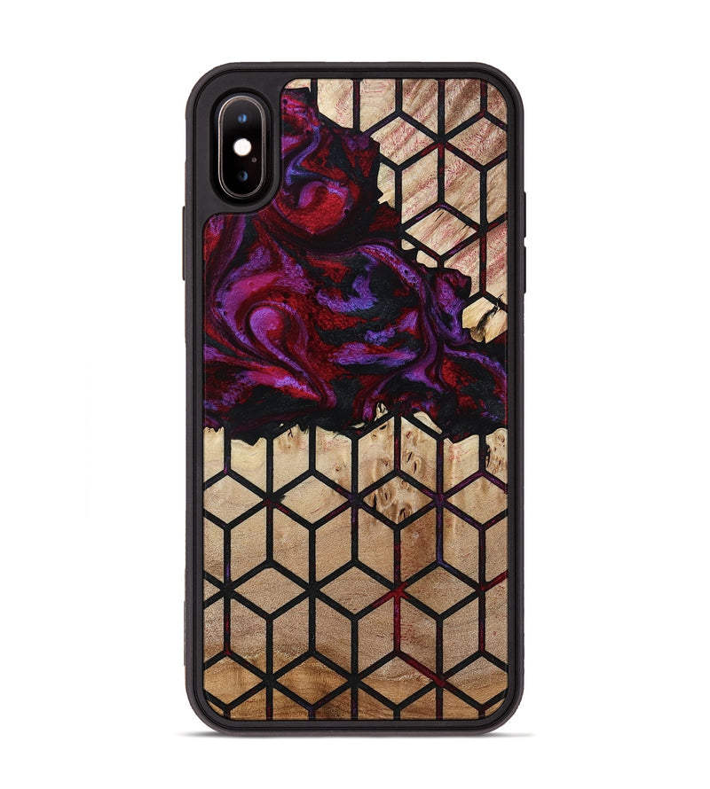 iPhone Xs Max Wood Phone Case - Ayaan (Pattern, 780184)