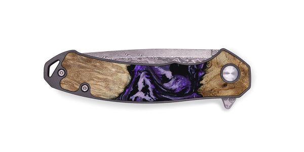 EDC Wood Pocket Knife - Byron (Purple, 780234)