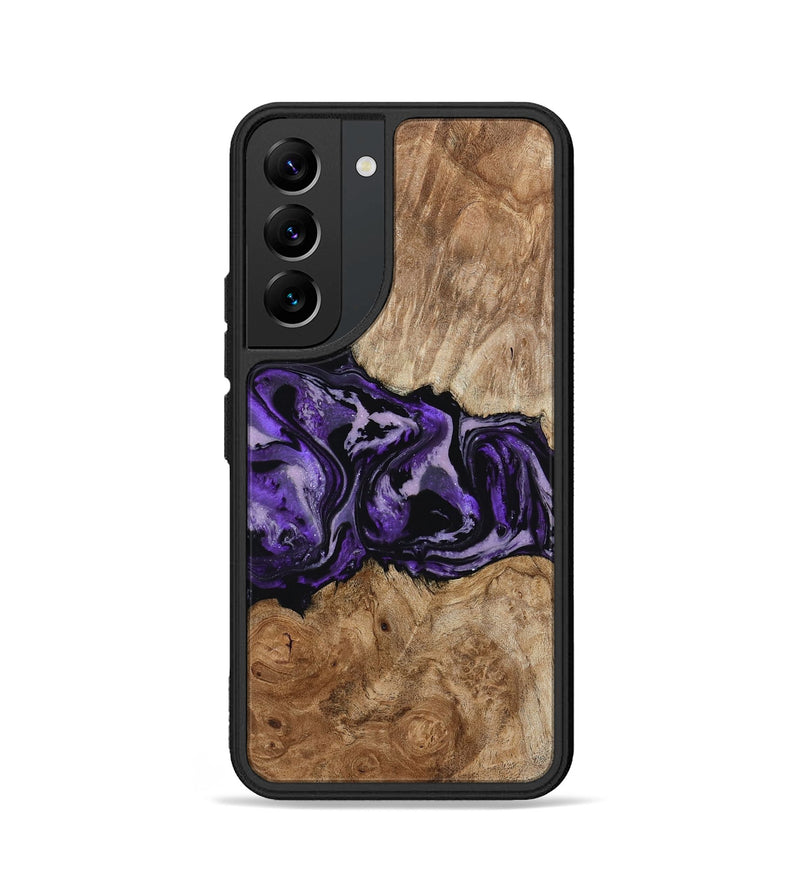 Galaxy S22 Wood Phone Case - Byron (Purple, 780234)